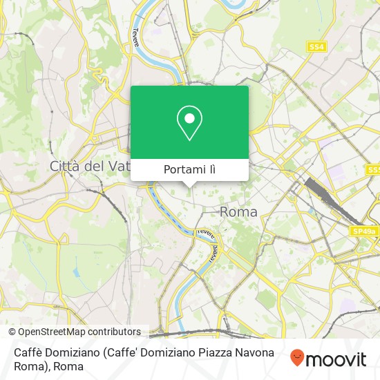 Mappa Caffè Domiziano (Caffe' Domiziano Piazza Navona Roma)