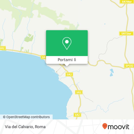 Mappa Via del Calvario