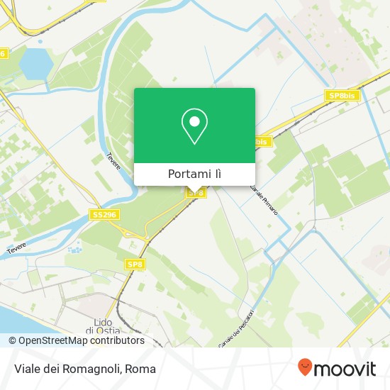 Mappa Viale dei Romagnoli