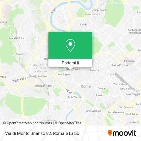 Mappa Via di Monte Brianzo  82