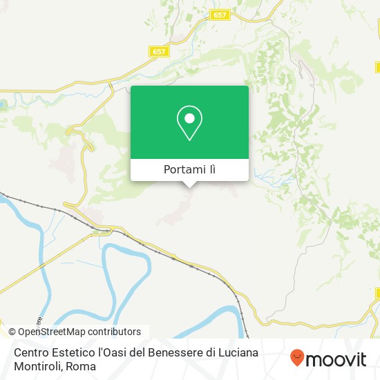 Mappa Centro Estetico l'Oasi del Benessere di Luciana Montiroli