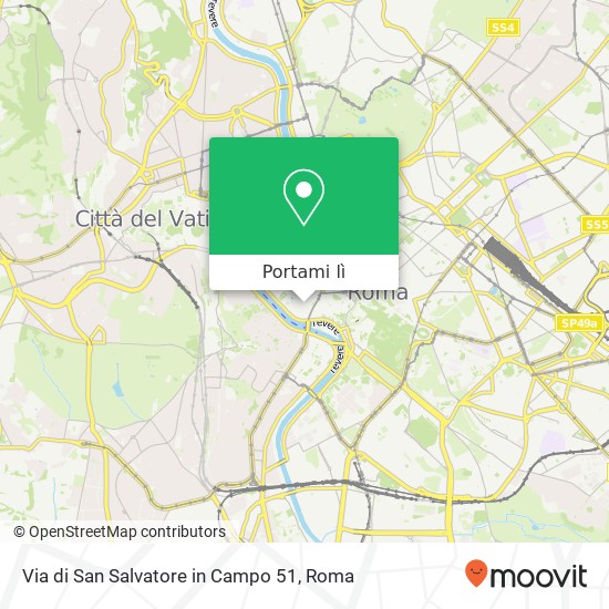 Mappa Via di San Salvatore in Campo 51