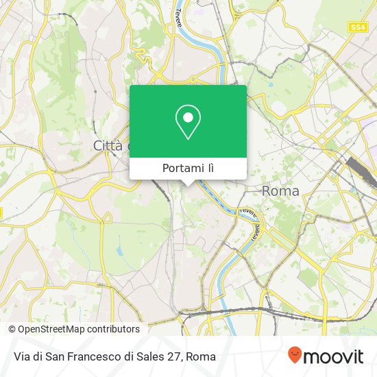 Mappa Via di San Francesco di Sales  27