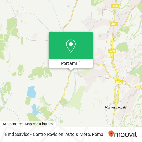 Mappa Emd Service - Centro Revisioni Auto & Moto