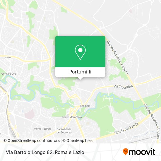 Mappa Via Bartolo Longo  82