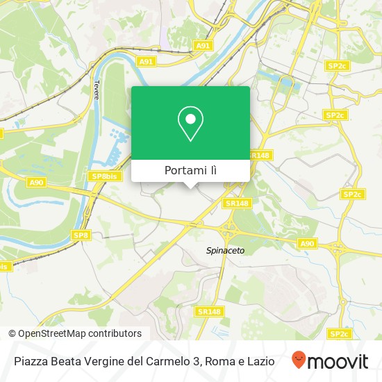 Mappa Piazza Beata Vergine del Carmelo  3