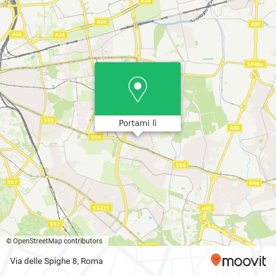 Mappa Via delle Spighe  8