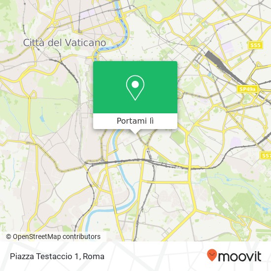 Mappa Piazza Testaccio  1