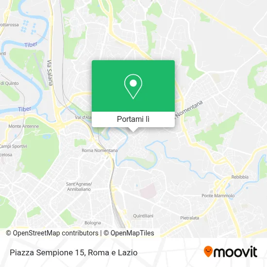 Mappa Piazza Sempione 15