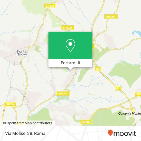Mappa Via Molise, 38