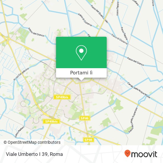 Mappa Viale Umberto I  39