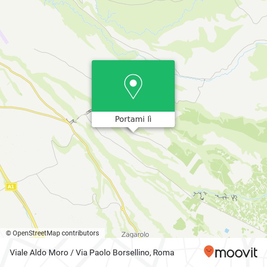Mappa Viale Aldo Moro / Via Paolo Borsellino