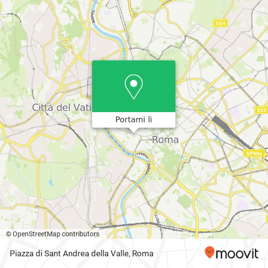 Mappa Piazza di Sant Andrea della Valle