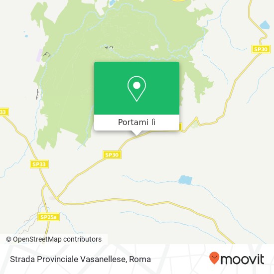 Mappa Strada Provinciale Vasanellese