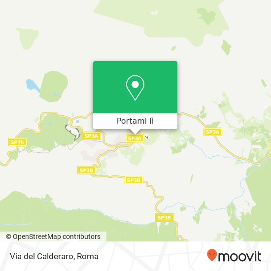 Mappa Via del Calderaro