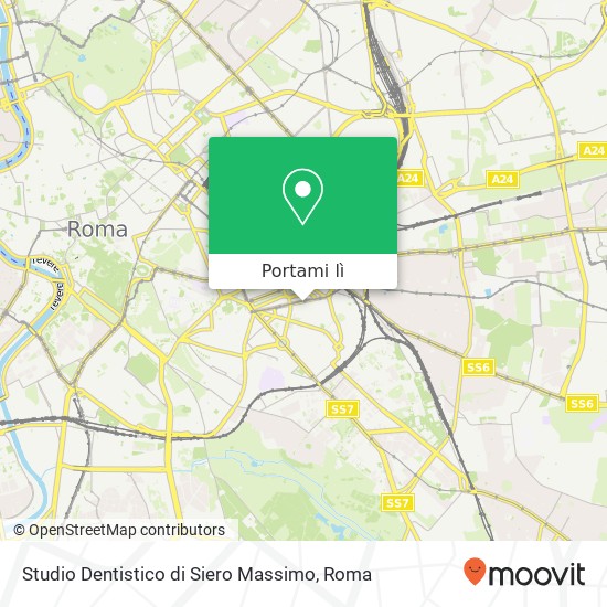 Mappa Studio Dentistico di Siero Massimo