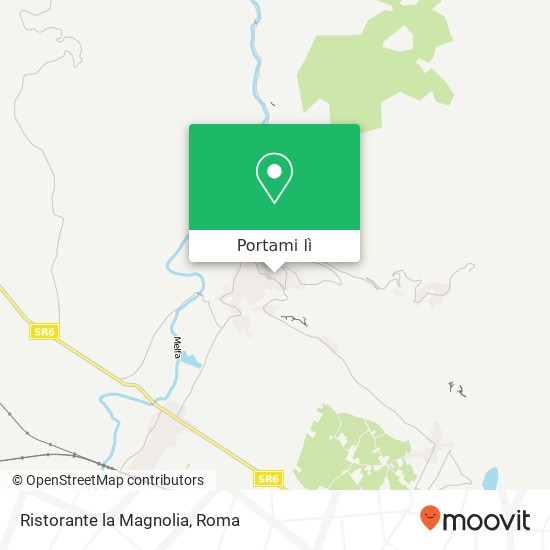 Mappa Ristorante la Magnolia