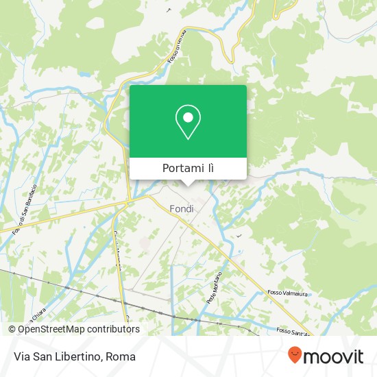 Mappa Via San Libertino