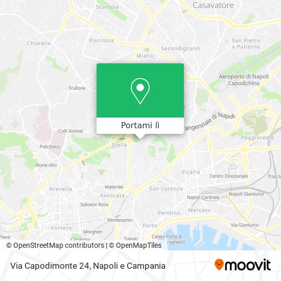 Mappa Via Capodimonte  24