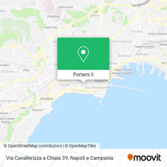 Mappa Via Cavallerizza a Chiaia  39