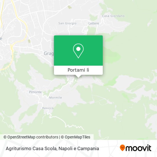 Mappa Agriturismo Casa Scola