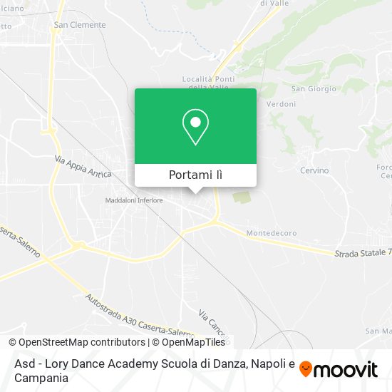 Mappa Asd - Lory Dance Academy Scuola di Danza