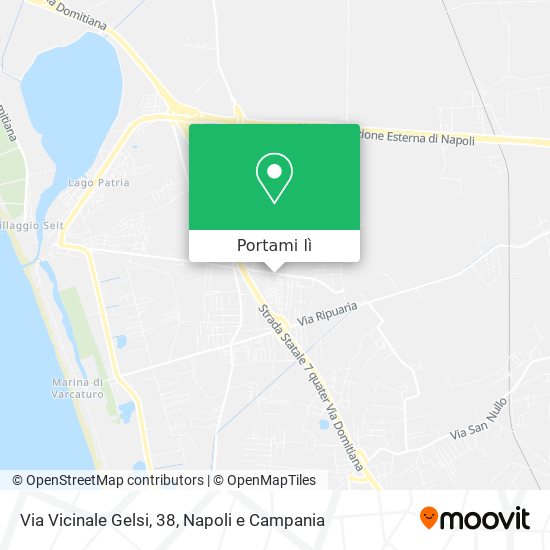 Mappa Via Vicinale Gelsi, 38