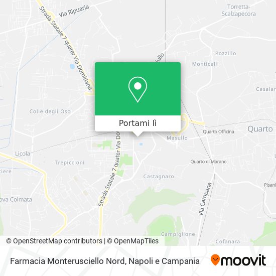 Mappa Farmacia Monterusciello Nord