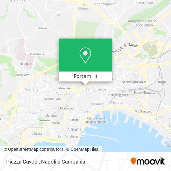 Mappa Piazza Cavour