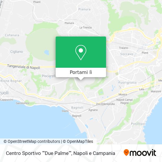 Mappa Centro Sportivo ""Due Palme""