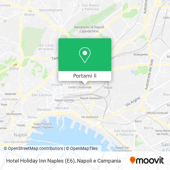 Mappa Hotel Holiday Inn Naples (E6)