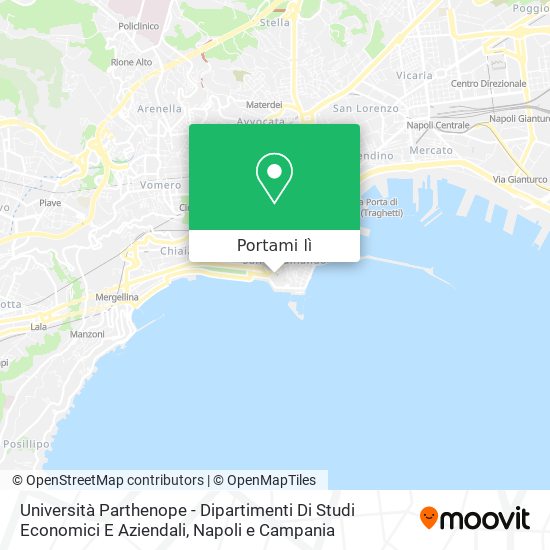 Mappa Università Parthenope - Dipartimenti Di Studi Economici E Aziendali