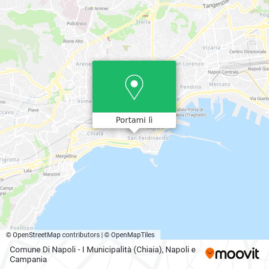 Mappa Comune Di Napoli - I Municipalità (Chiaia)
