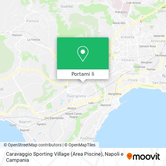 Mappa Caravaggio Sporting Village (Area Piscine)