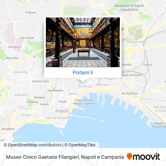 Mappa Museo Civico Gaetano Filangieri