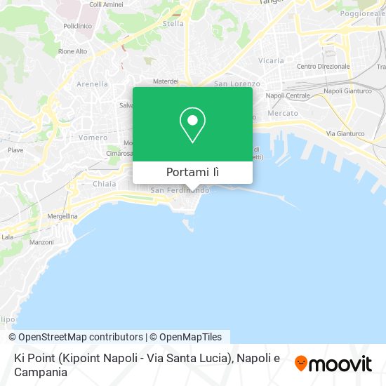 Mappa Ki Point (Kipoint Napoli - Via Santa Lucia)