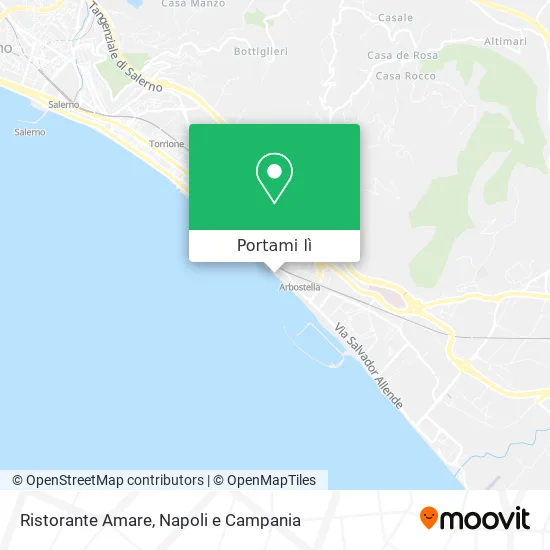 Mappa Ristorante Amare