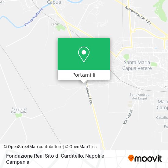 Mappa Fondazione Real Sito di Carditello