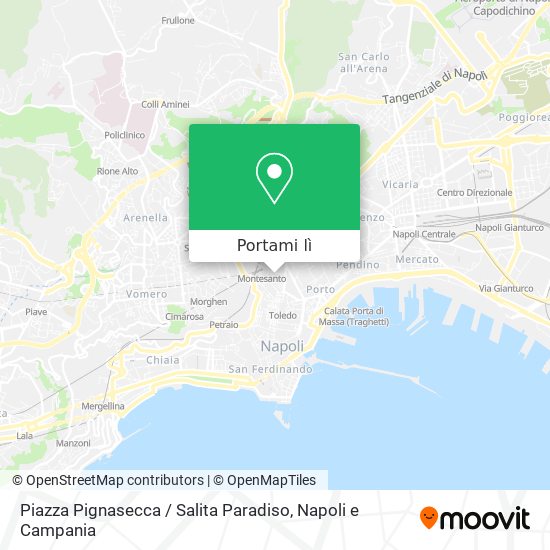 Mappa Piazza Pignasecca / Salita Paradiso