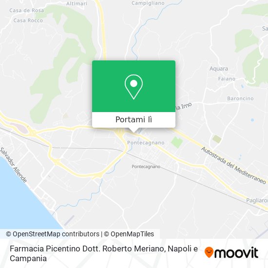 Mappa Farmacia Picentino Dott. Roberto Meriano