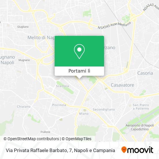 Mappa Via Privata Raffaele Barbato, 7