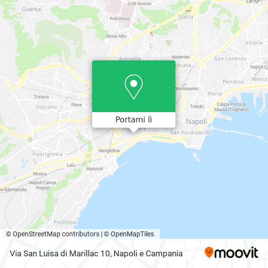 Mappa Via San Luisa di Marillac  10