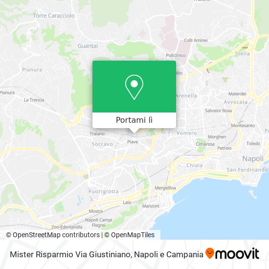 Mappa Mister Risparmio Via Giustiniano