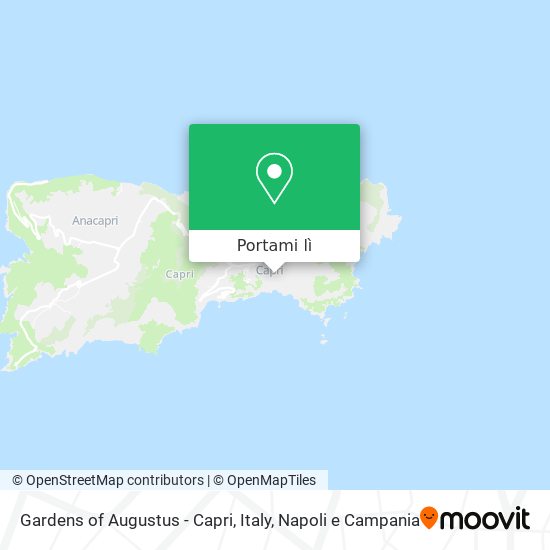 Mappa Gardens of Augustus - Capri, Italy