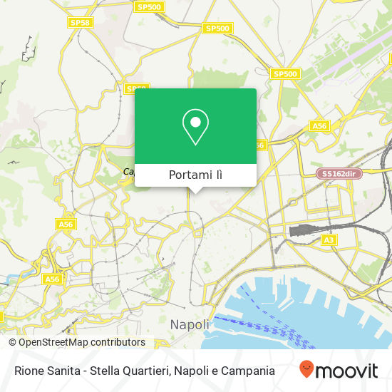 Mappa Rione Sanita - Stella Quartieri