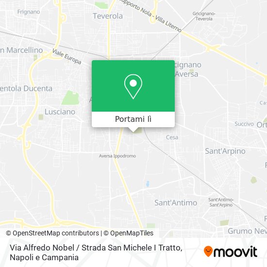 Mappa Via Alfredo Nobel / Strada San Michele I Tratto