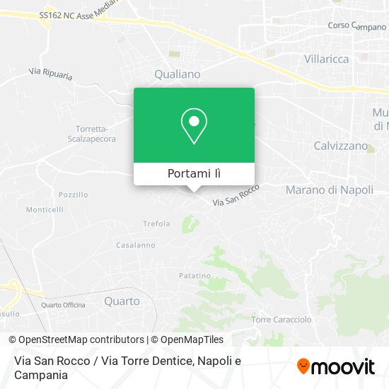 Mappa Via San Rocco / Via Torre Dentice