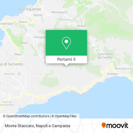 Mappa Monte Staccato