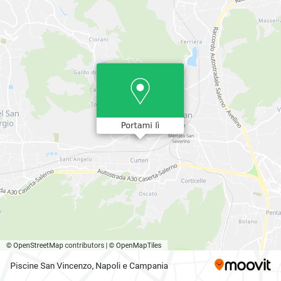 Mappa Piscine San Vincenzo
