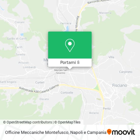 Mappa Officine Meccaniche Montefusco